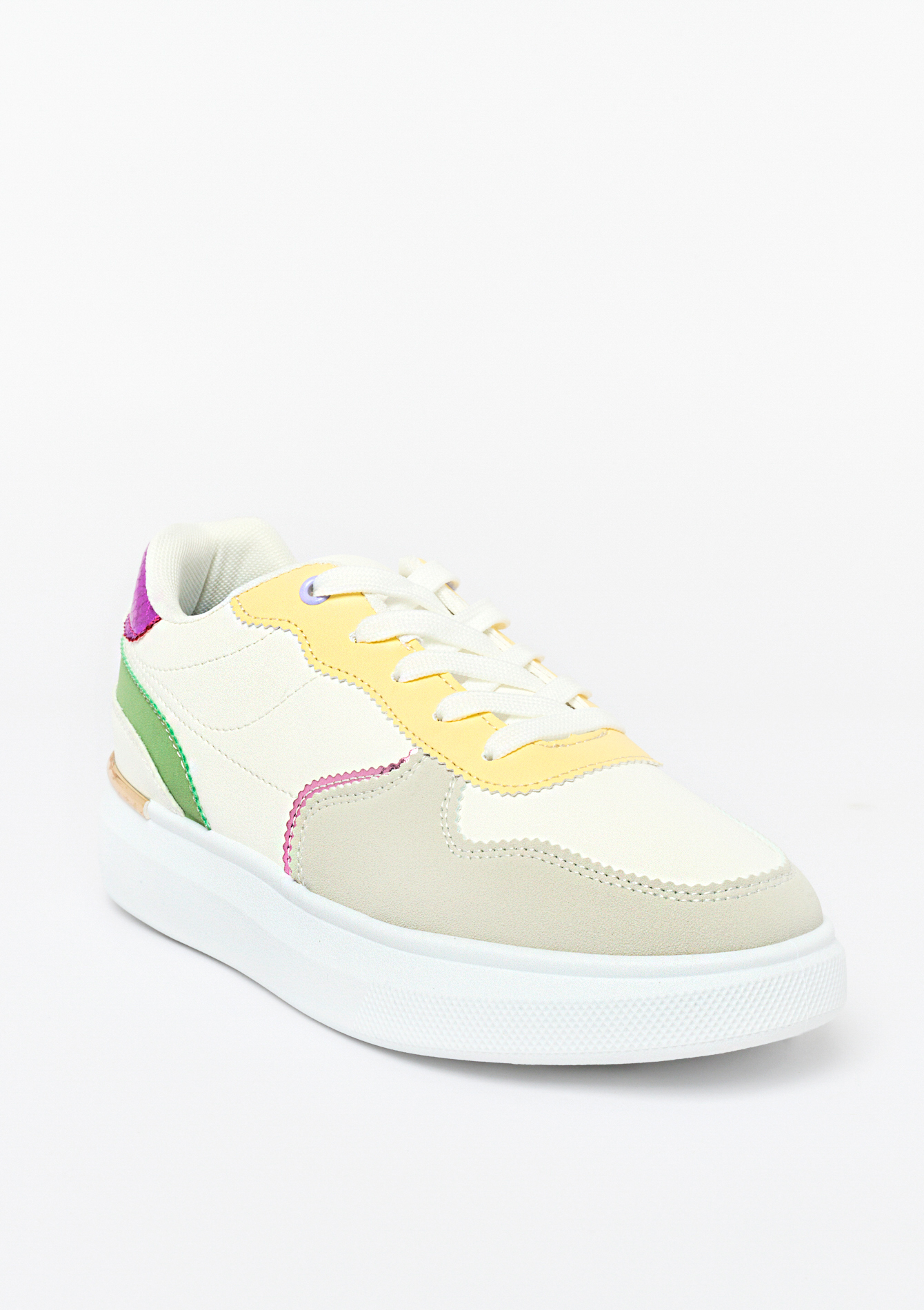 Baskets multicolores, undefined - LIGHT GREEN PASTEL - undefined