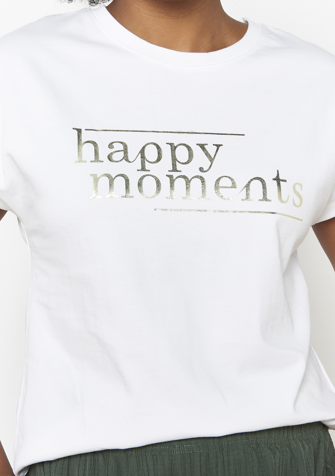 T-shirt à manches courtes, undefined - REAL WHITE - undefined