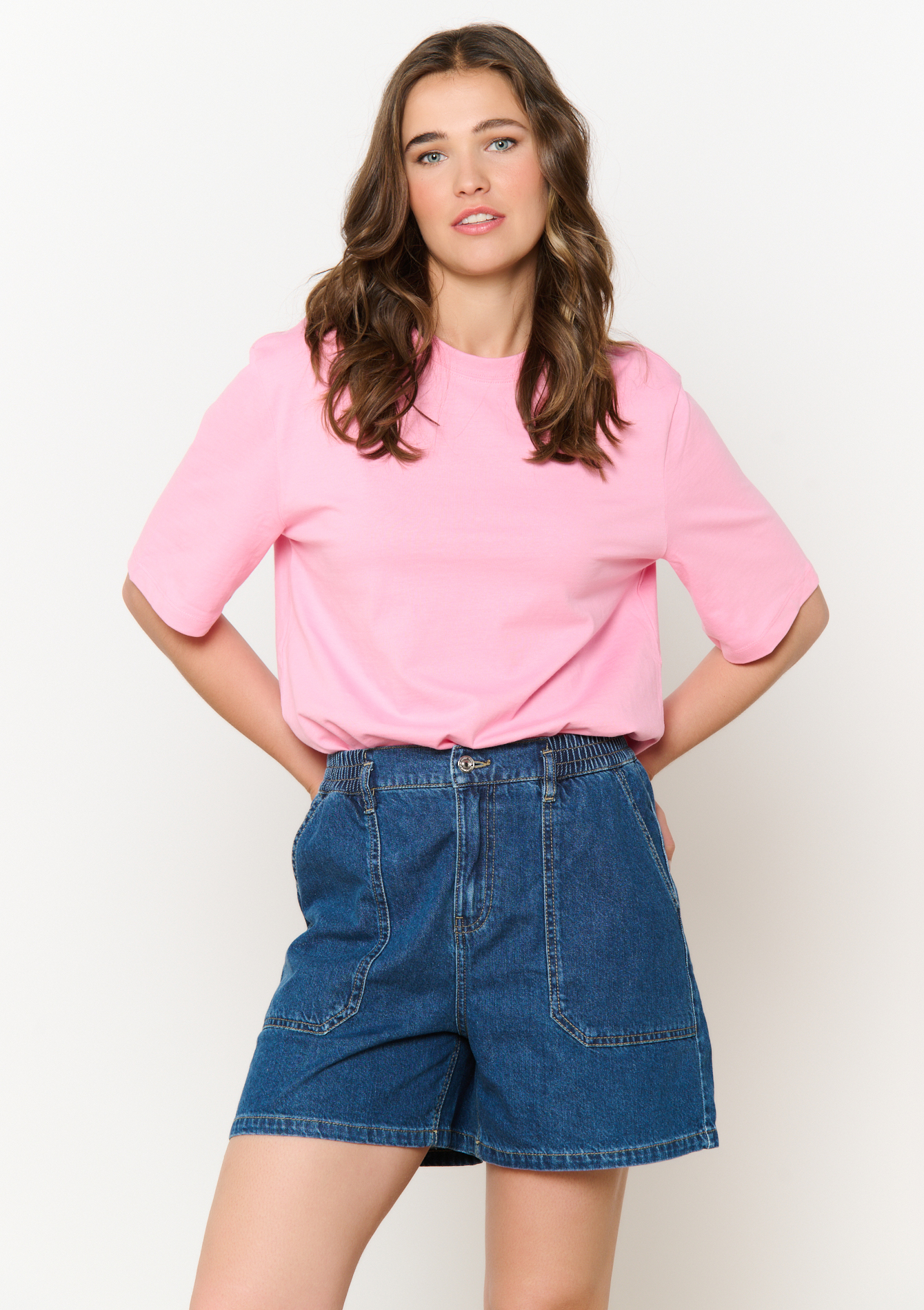T-shirt en jersey, undefined - PINK BUBBLEGUM - undefined
