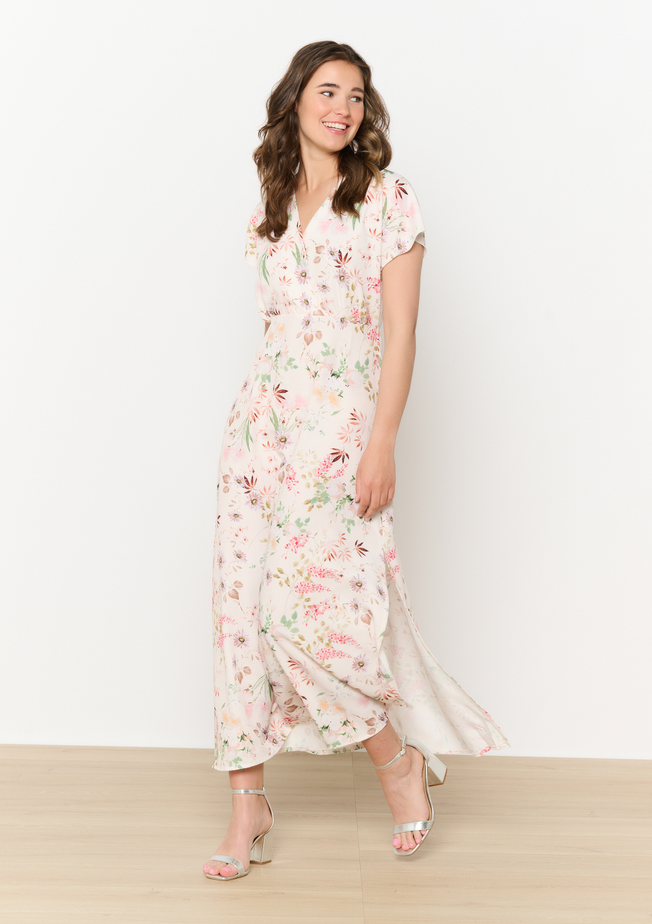 Robe longue pastel, undefined - VANILLA WHITE - undefined
