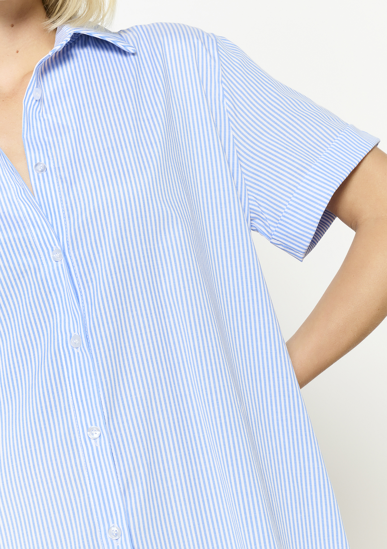 Robe chemise décontractée, undefined - BLUE PASTEL - undefined