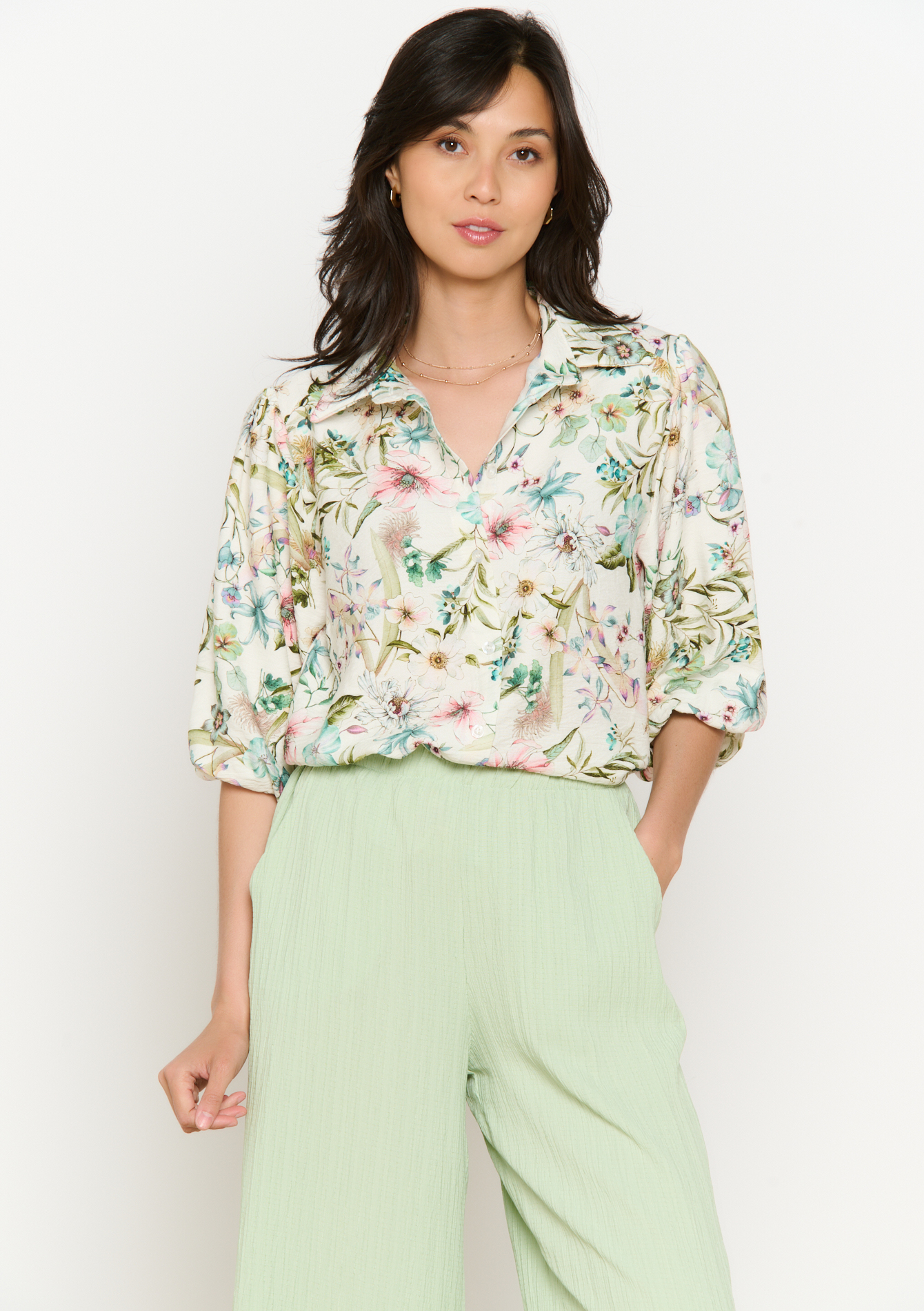 Chemise à fleurs, undefined - OFFWHITE - undefined