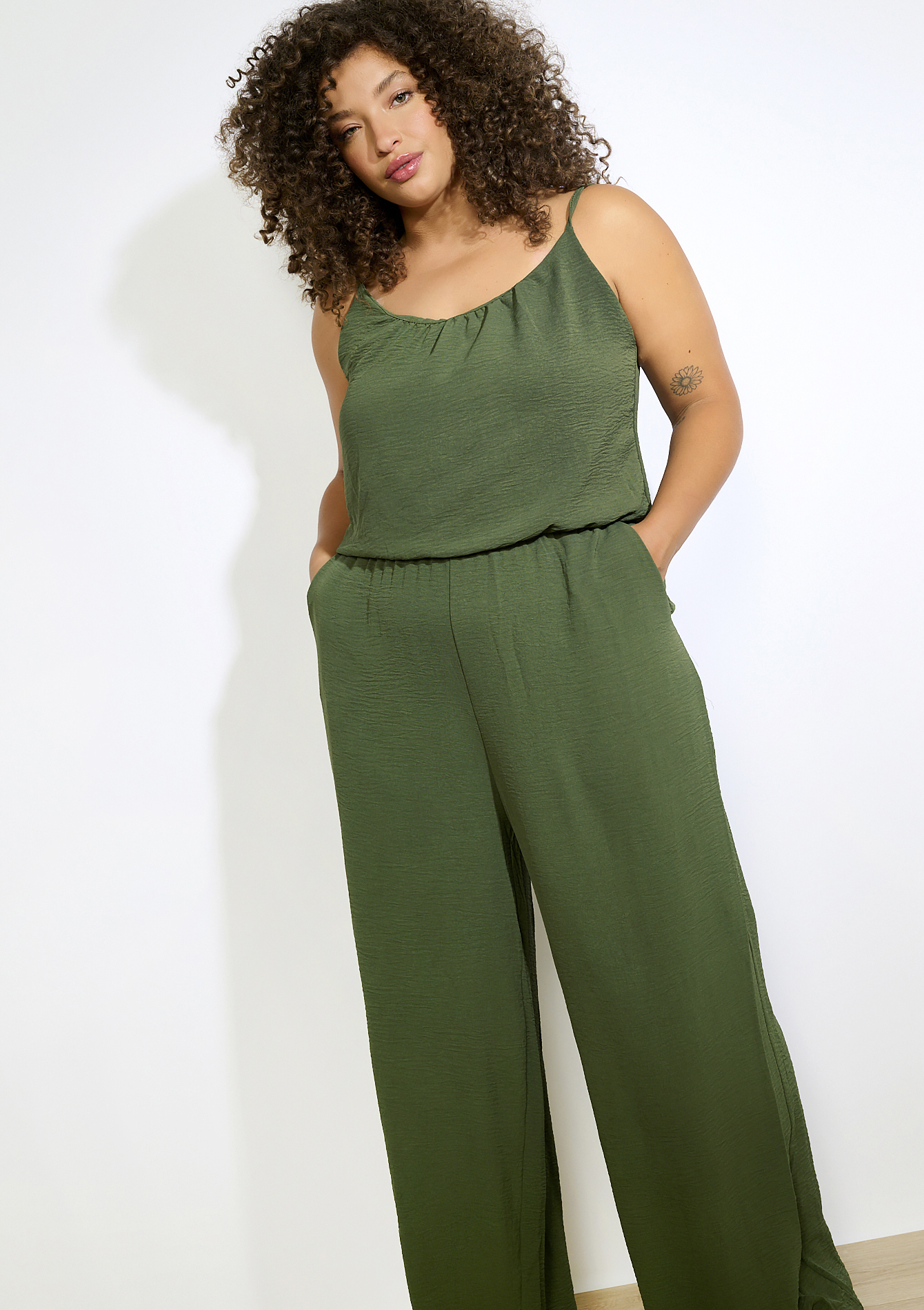 Combinaison fluide, undefined - KHAKI FADED - undefined