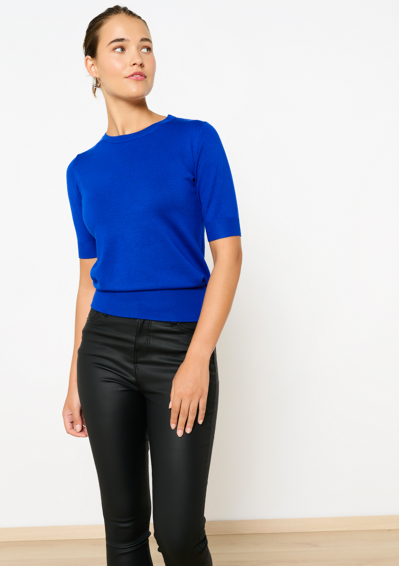 Short-sleeved pullover, undefined - ELECTRIC BLUE - undefined