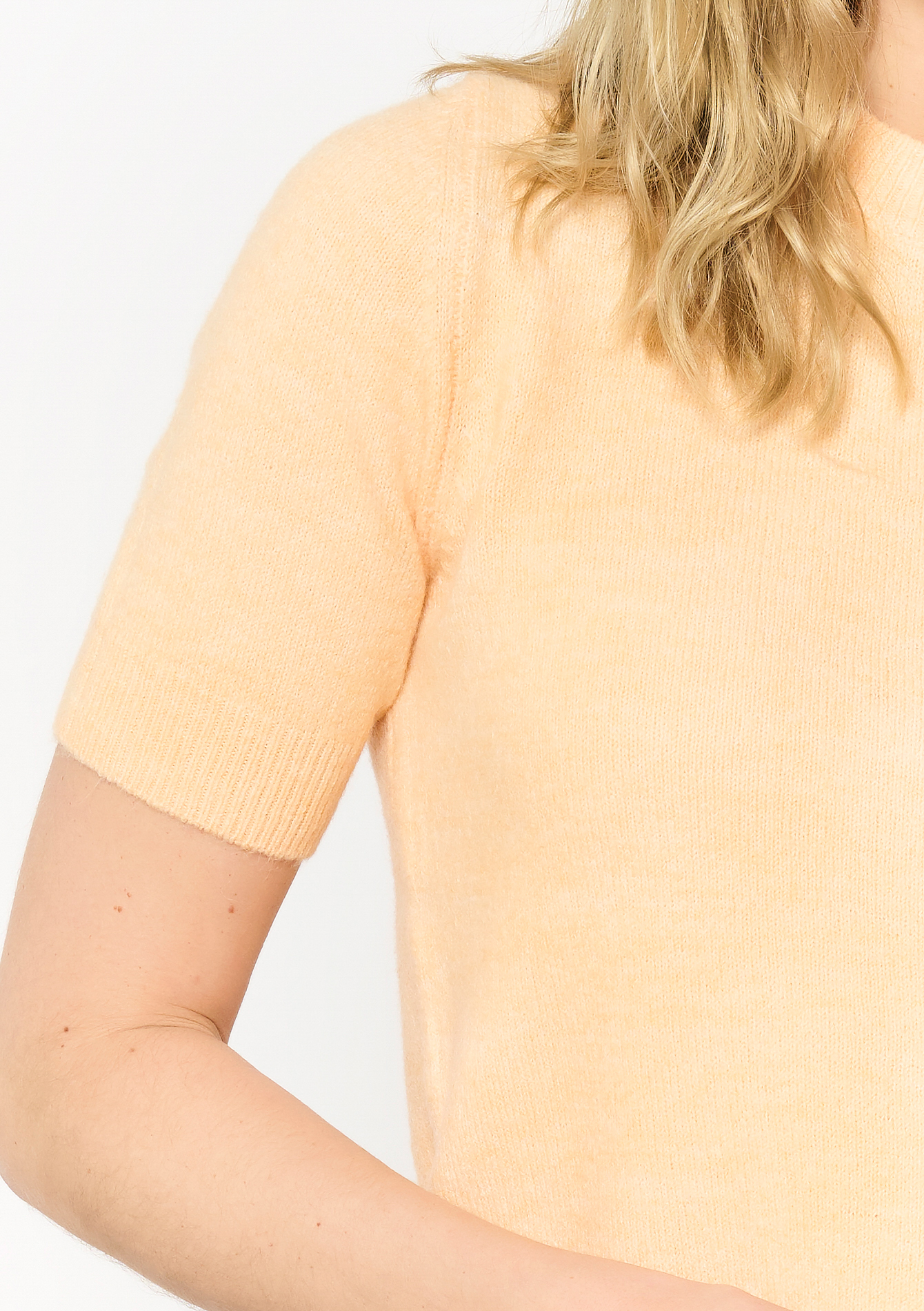 Trui met korte mouwen, undefined - ORANGE PASTEL - undefined