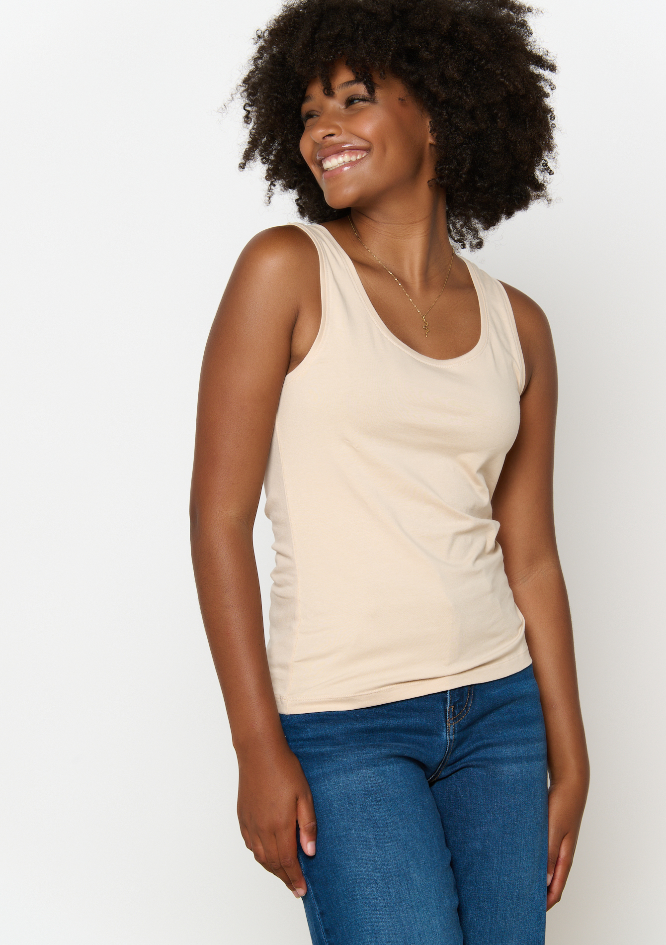 Débardeur basique, undefined - LT BEIGE - undefined
