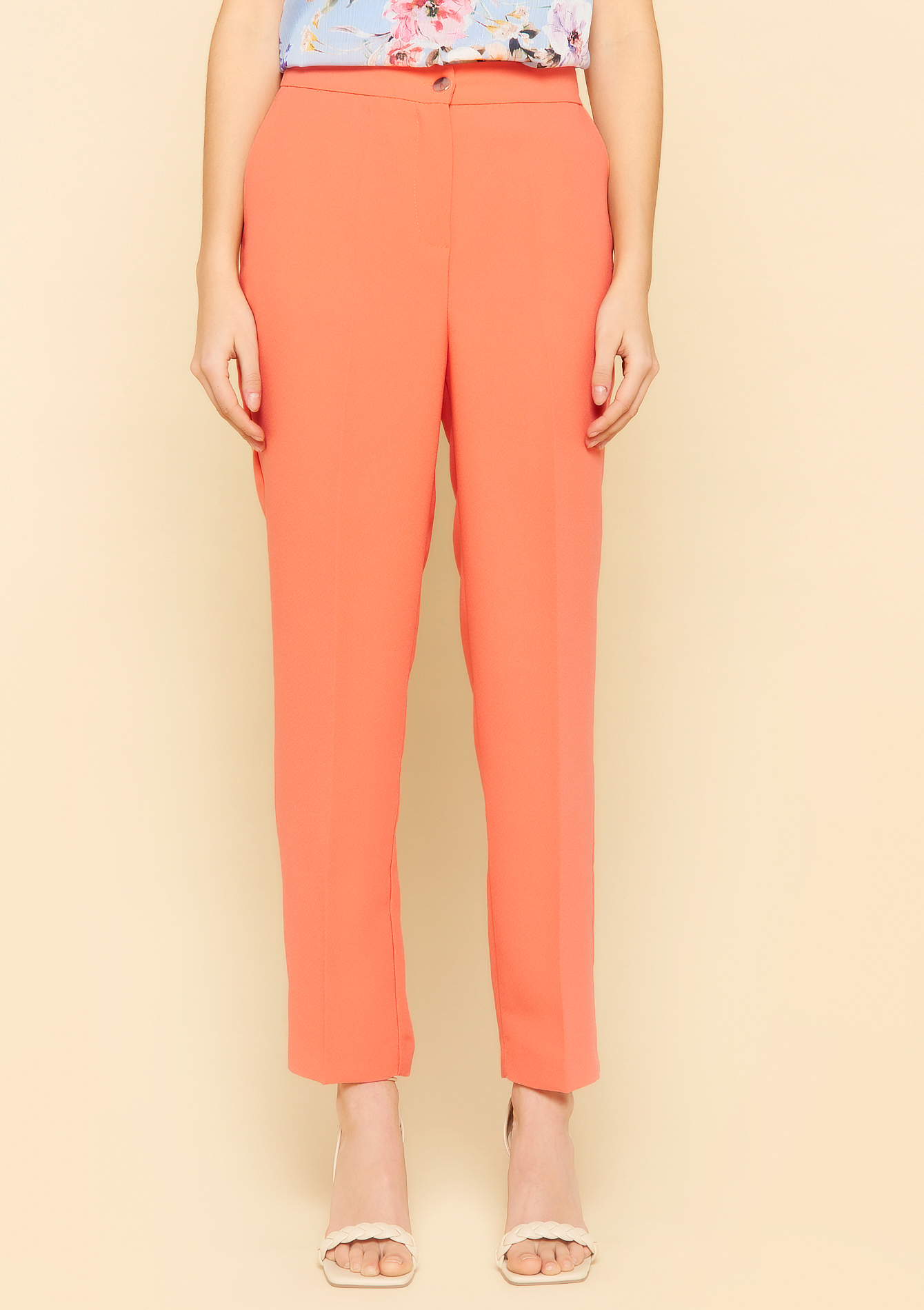 Pantalon de tailleur, undefined - MANDARINE - undefined