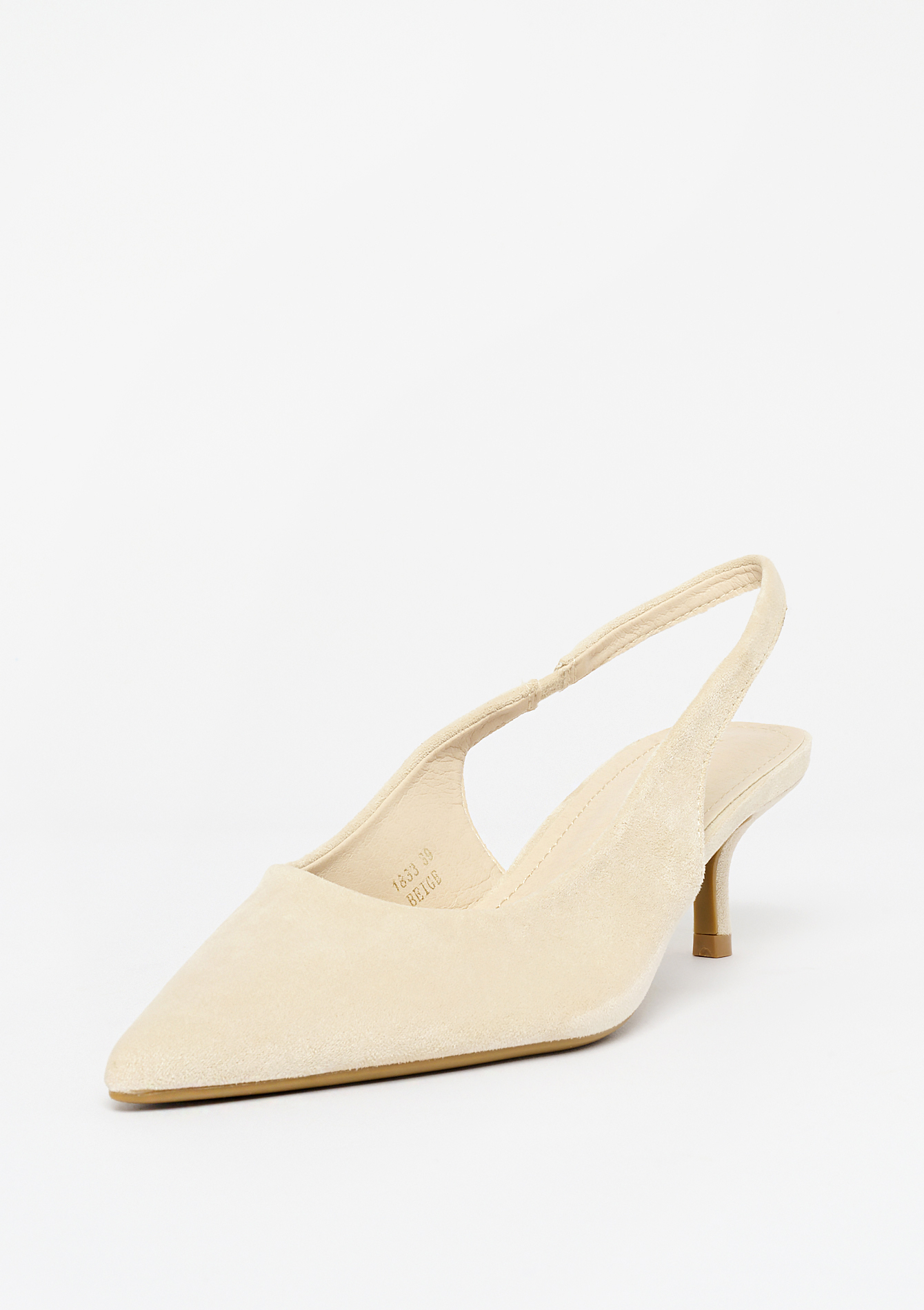 Escarpins en suédine, undefined - LT BEIGE - undefined