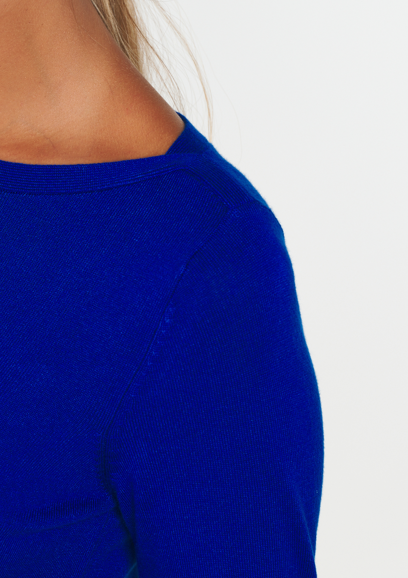 Pull à col bateau, undefined - ELECTRIC BLUE - undefined
