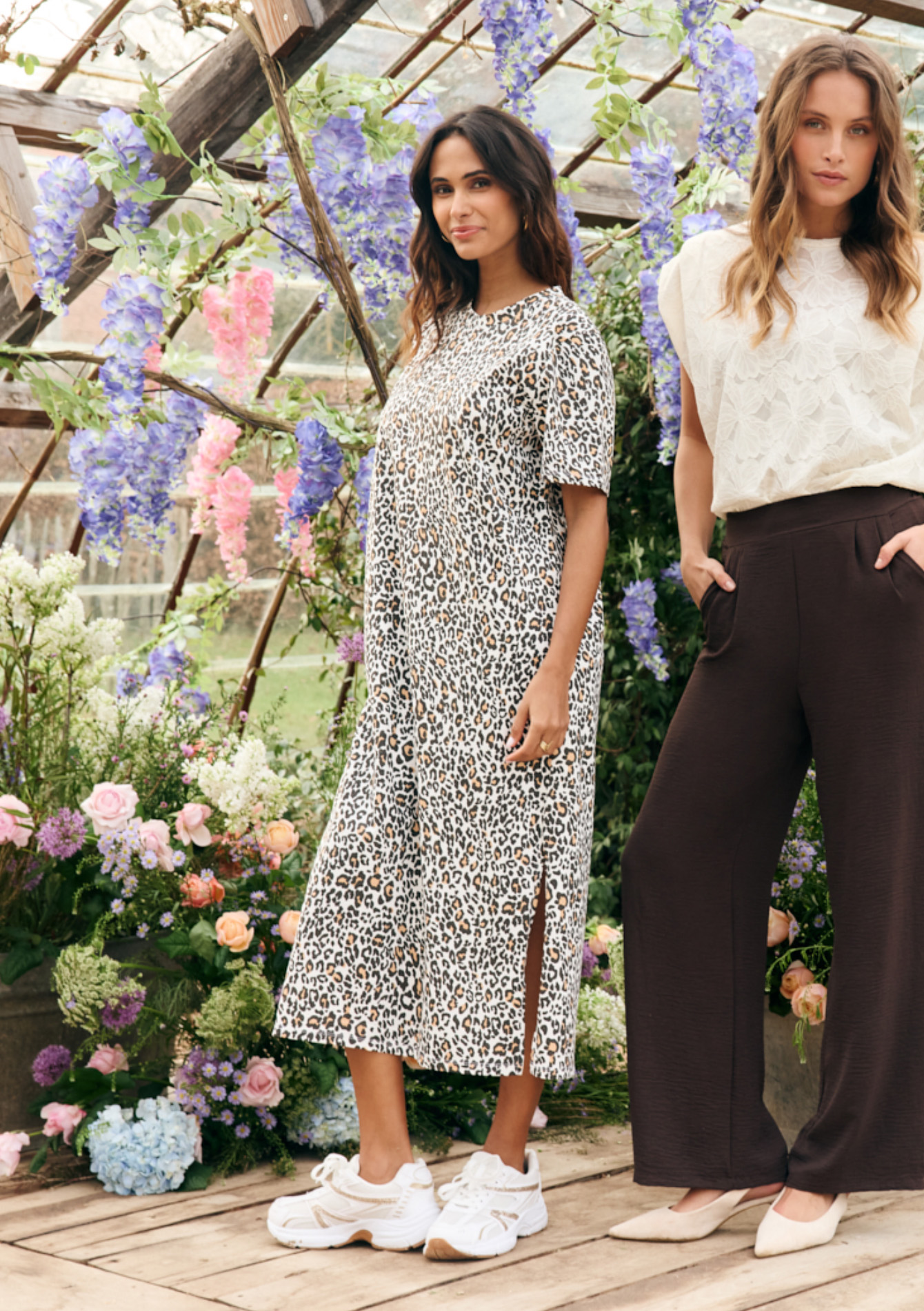 Leopard t-shirt dress, undefined - OFFWHITE - undefined