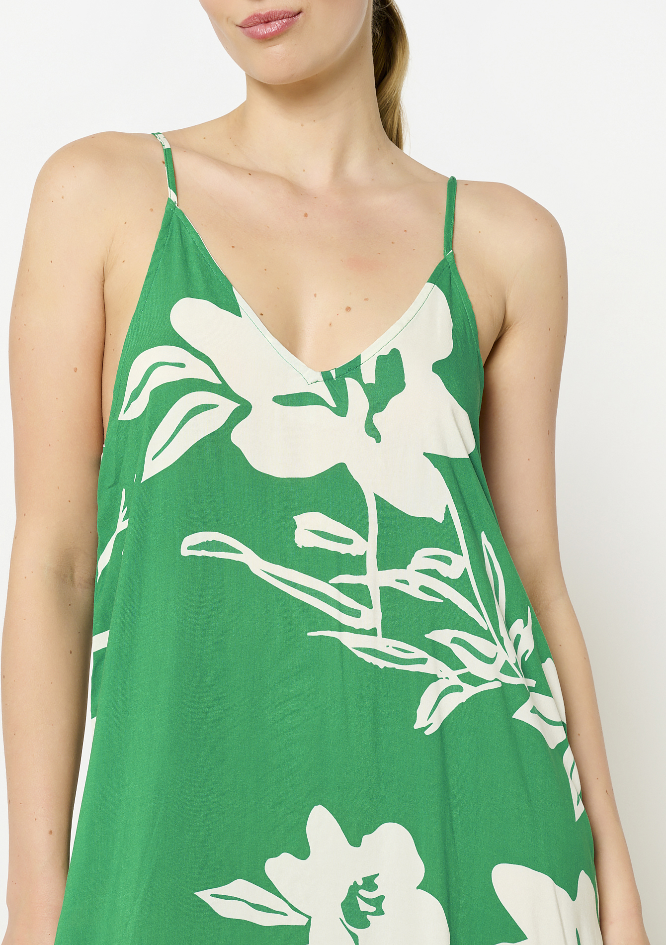Robe longue à bretelles, undefined - GREEN APPLE - undefined