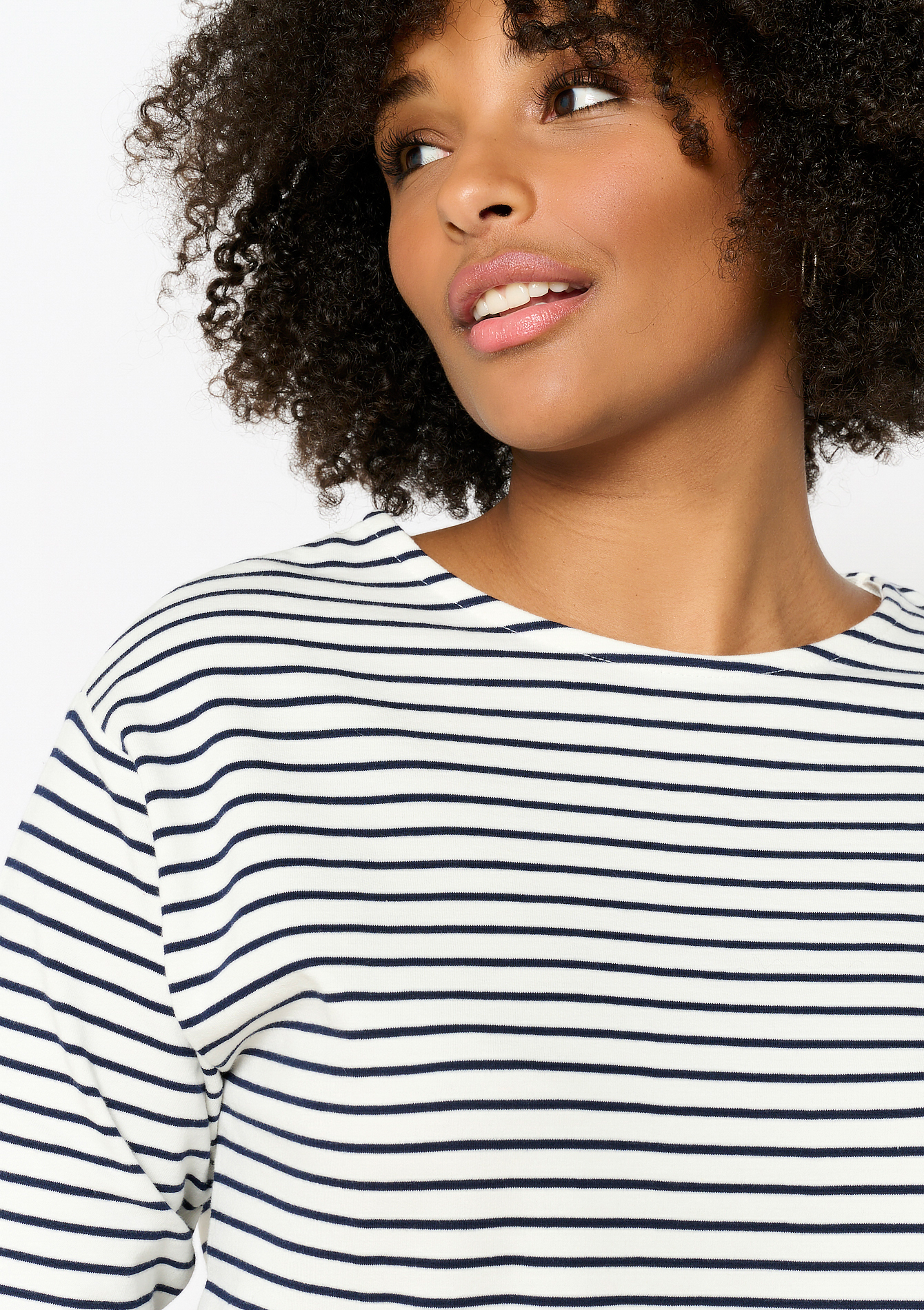Basic gestreepte T-shirt, undefined - OFFWHITE - undefined
