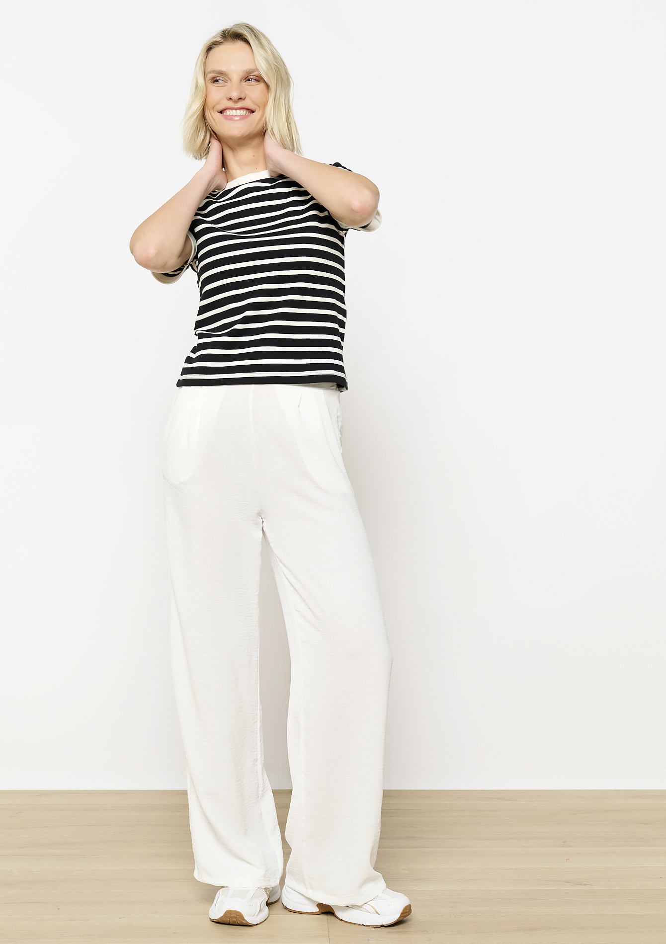 Pantalon large fluide, undefined - OFFWHITE - undefined