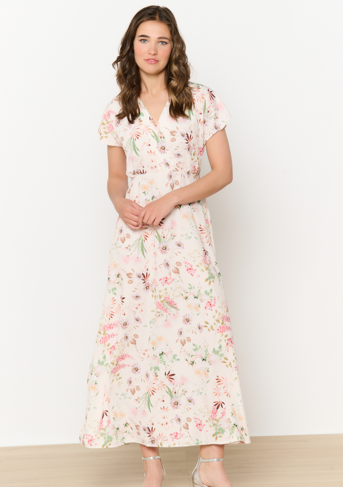 Robe longue pastel, undefined - VANILLA WHITE - undefined