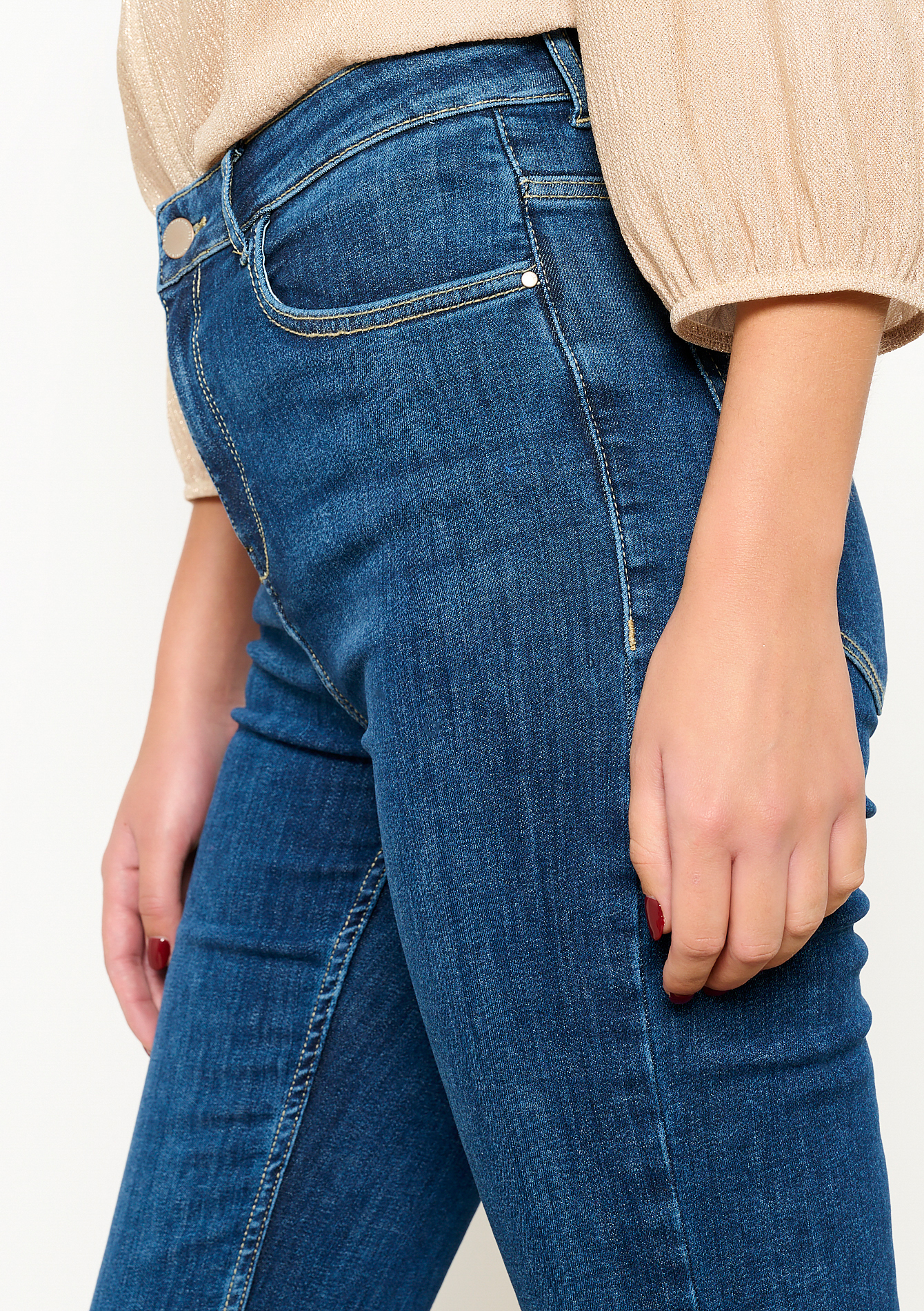 Bootcut jeans, undefined - DARK BLUE - undefined